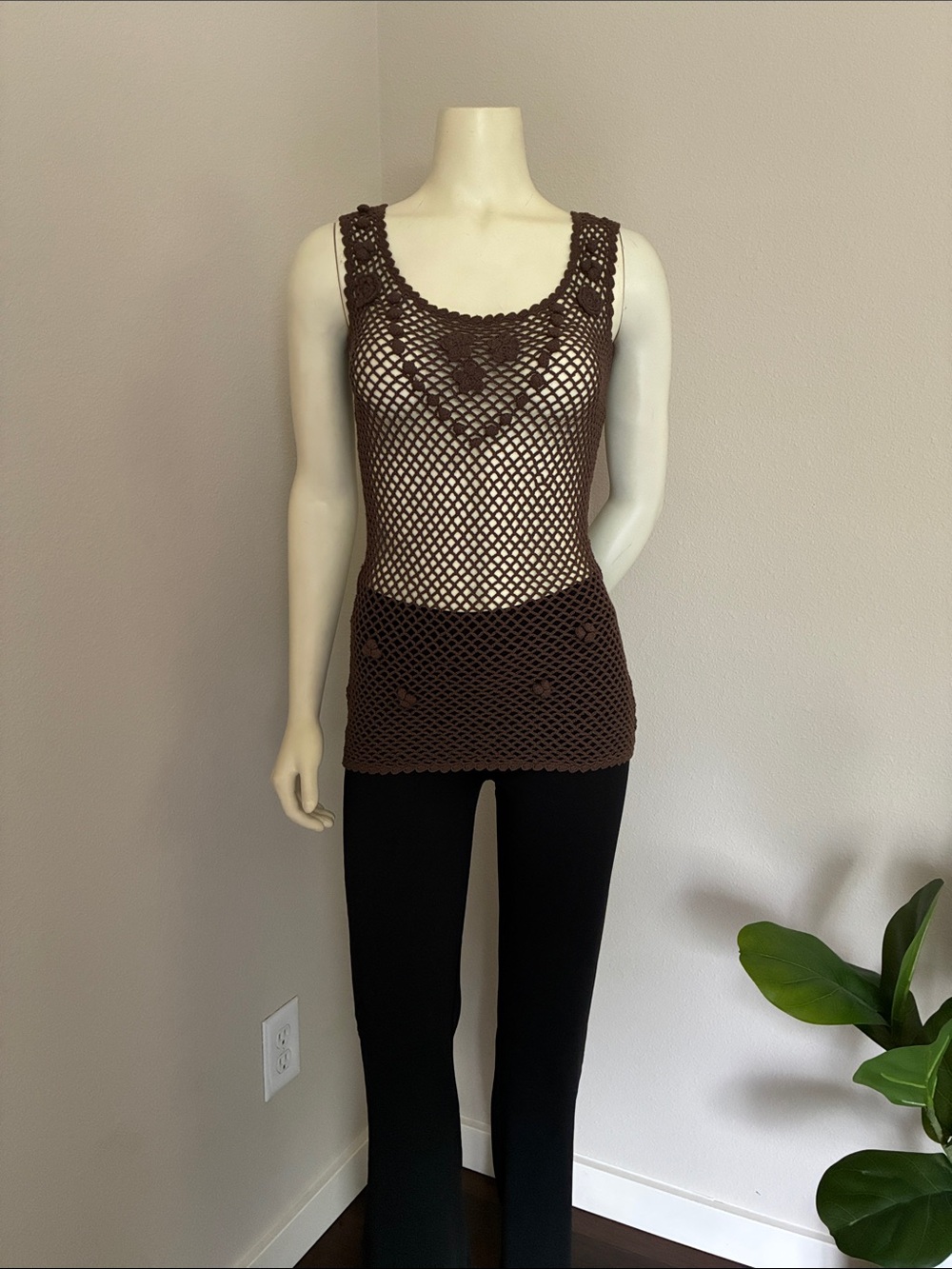 Vintage Guess Crochet Top